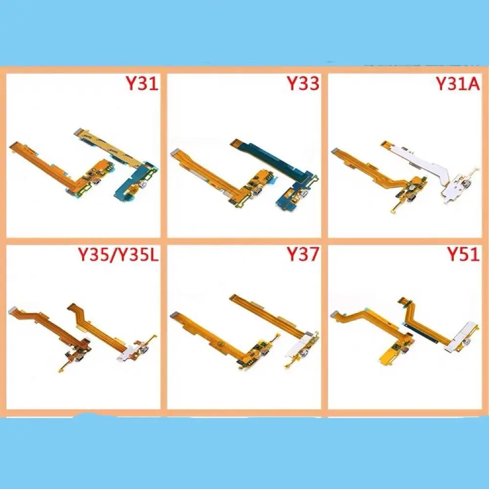 VIVO Y31 Y33 Y35A Y35L Y37 Y51LT зарядка через USB док станция гибкий кабель FPC FFC микрофон