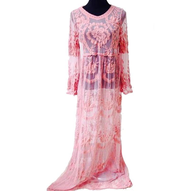 Сексуальное пляжное длинное платье Spicylace с v-образным вырезом Летний стиль 2018