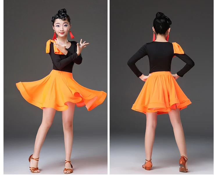 Костюмы для латиноамериканских джазовых танцев девочек детская одежда