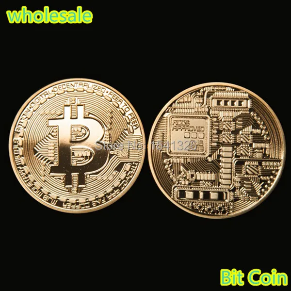 999 тонкая позолоченная битовая монета, Биткоин+ Одна тройская унция BTC позолоченная монета DHL 100 шт./лот