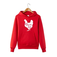 2018 fashion mama hen hoodie funny pullover sweatershirt gift for mom life tee chicken lady cotton hooded sweatershirt