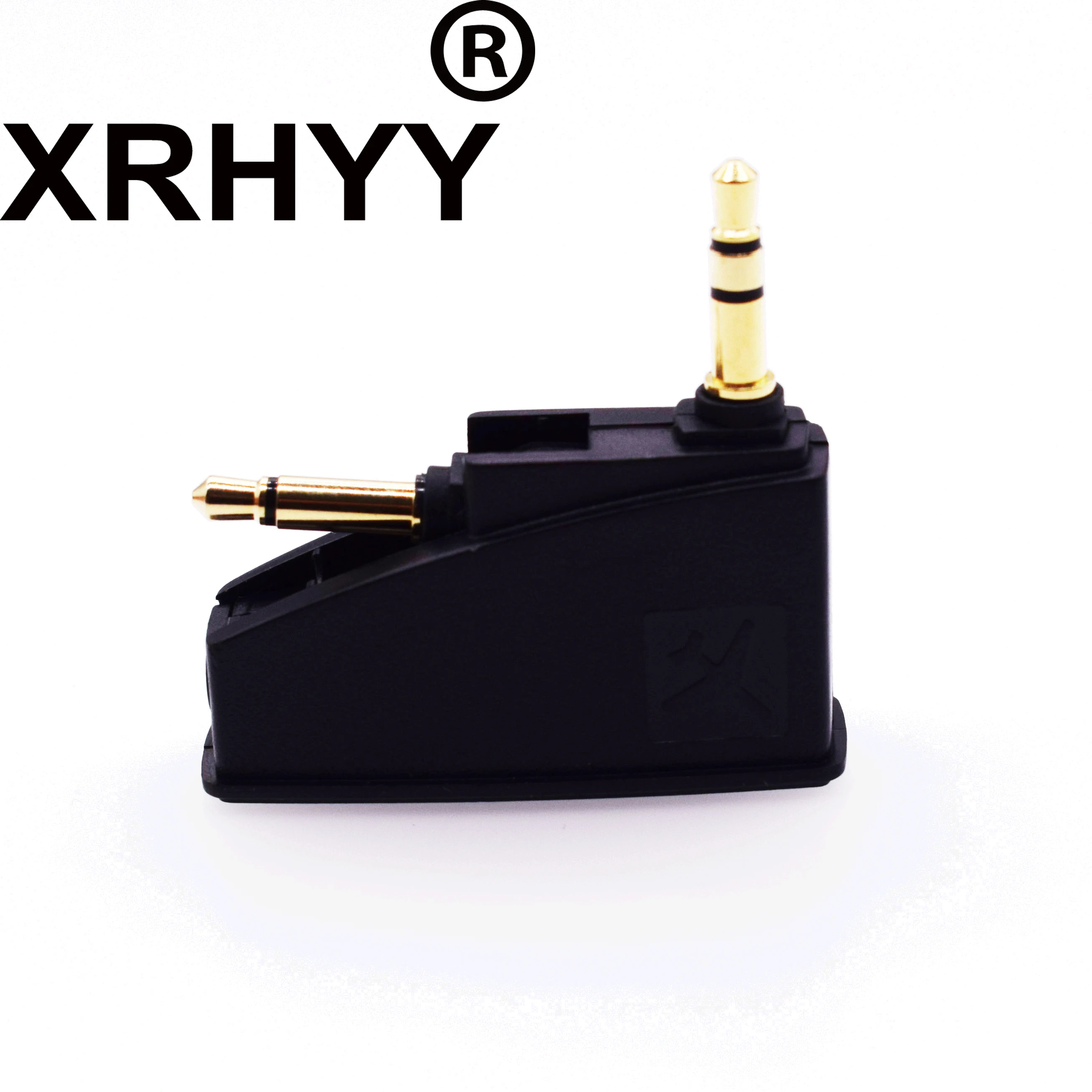 XRHYY самолет наушники адаптер для Bose quietкомфорт 2 QC3 QC15 QC25 QC35 SoundLink AE2 AE2W и другие наушники позолоченные