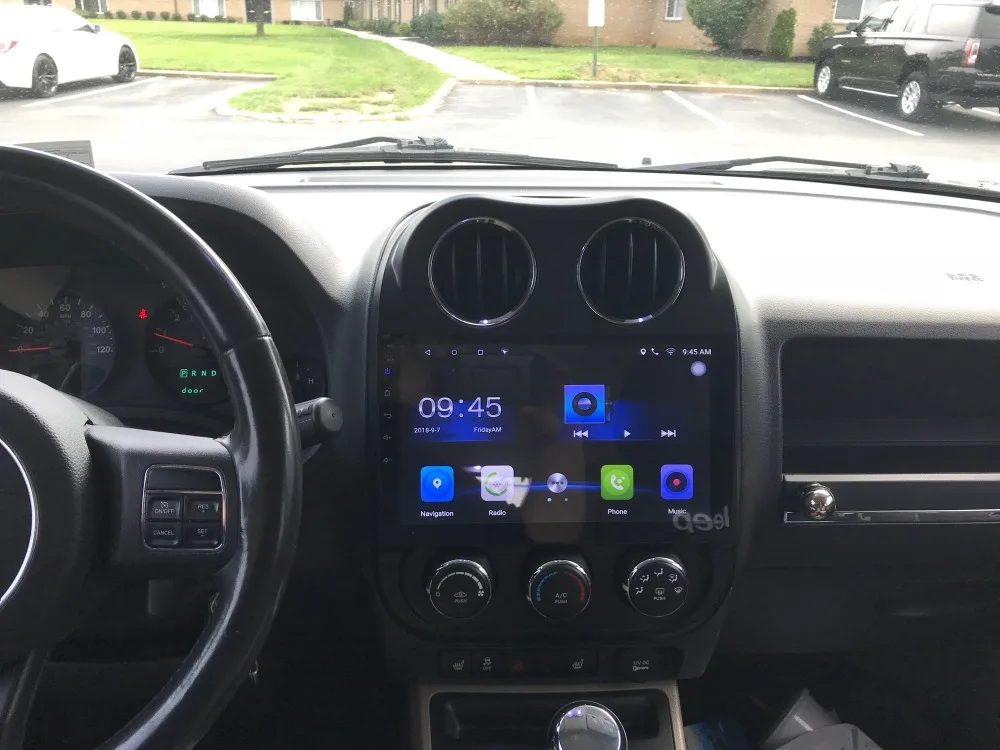 10," Android 7,0! Автомобильный DVD ПК Мультимедийный dvd-плеер gps Navi Стерео Радио Fit JEEP COMPASS/Patriot 2007-2012 2013- БД