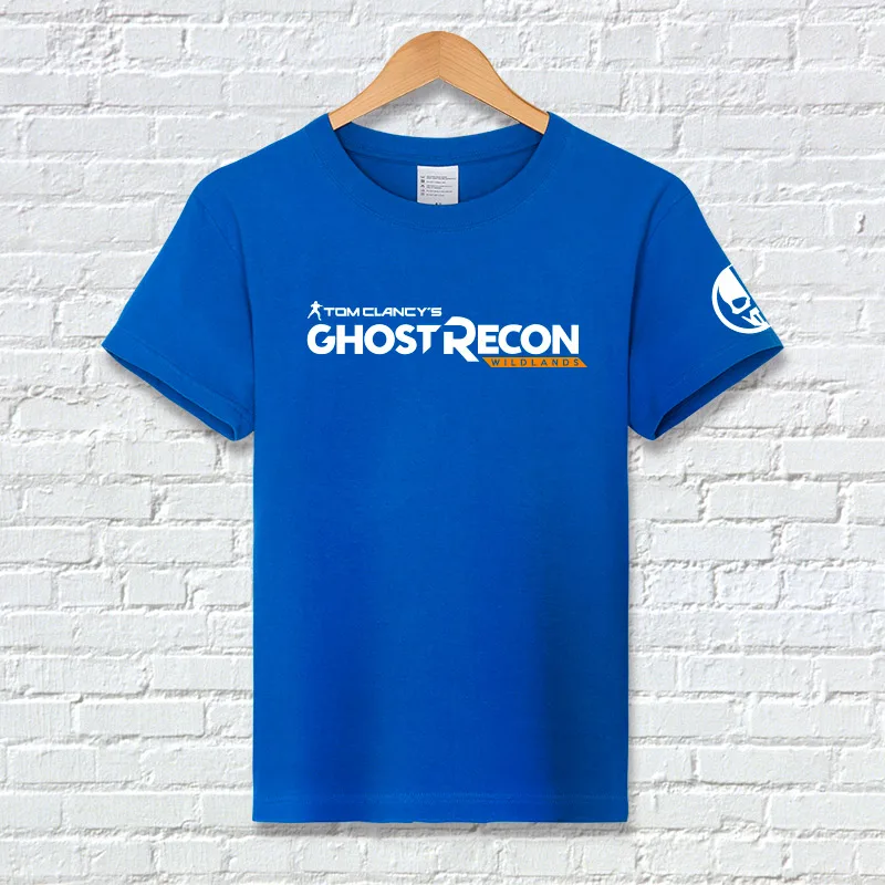 Cosplaydiy игра том Clancy's Ghost Recon дикие земли футболки для взрослых мужчин с коротким рукавом o-образным вырезом хлопок тройники топ J5