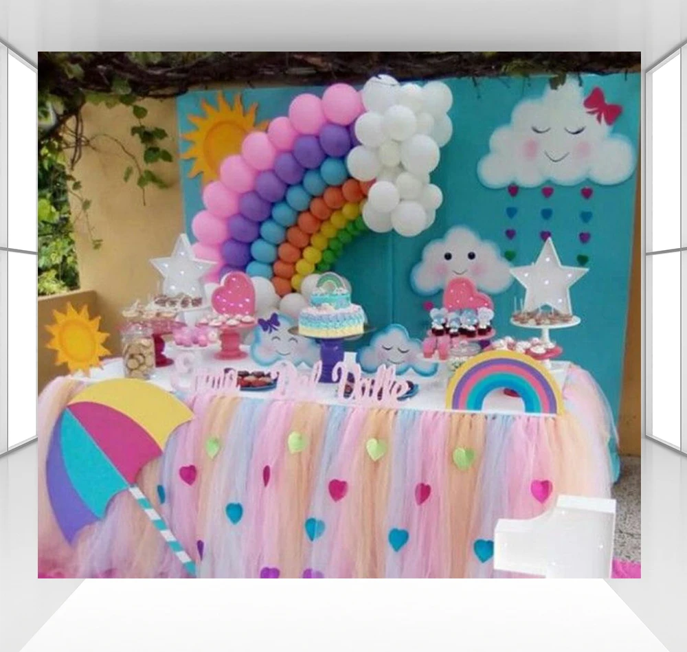 Фон для фотосъемки белый пасмурный детский душ реквизит фотостудии фотосессия