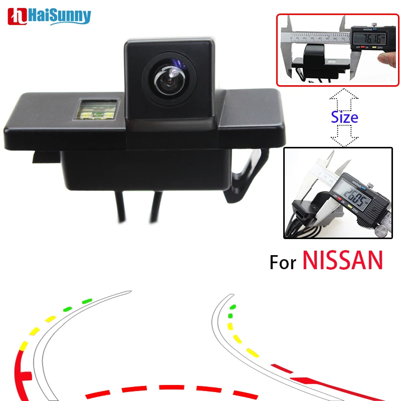 HaiSunny для Nissan Qashqai X-Trail Geniss Pathfinder Dualis Juke Sunny(2011) Автомобильная камера заднего вида с динамическим треком