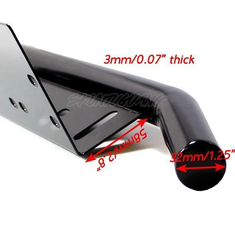 1PCS Bull Bar Front Bumper License Plate Universal Mount Bracket Holder Offroad Day Light For LED Work Truck | Автомобили и