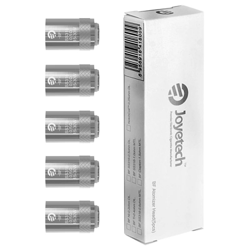 Головка спиральная Joyetech BF SS316 0 5 DL 6 1 MTL штук для резервуаров Cubis и eGo AIO | Электроника