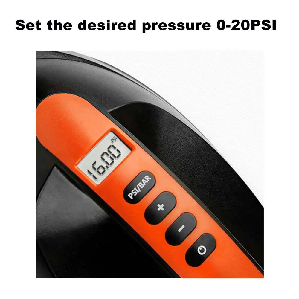 SUP Электрический воздушный насос 20 PSI 12 В 110 Вт|Воздушный насос| |