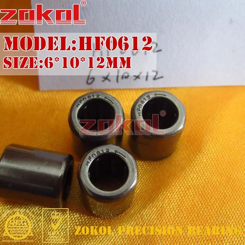 HF0612 ZOKOL HF0306 HF0406 HF0608 HF0612 EWC0608 односторонний игольчатый подшипник 3*6,5*6 мм 4*8*6 мм 6*10*8 мм 6*10*12 мм - Цвет: HF0612