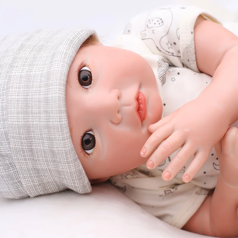 50 см 20 дюймов силиконовые Bebe Reborn Baby Doll игрушки Реалистичные розовые платья
