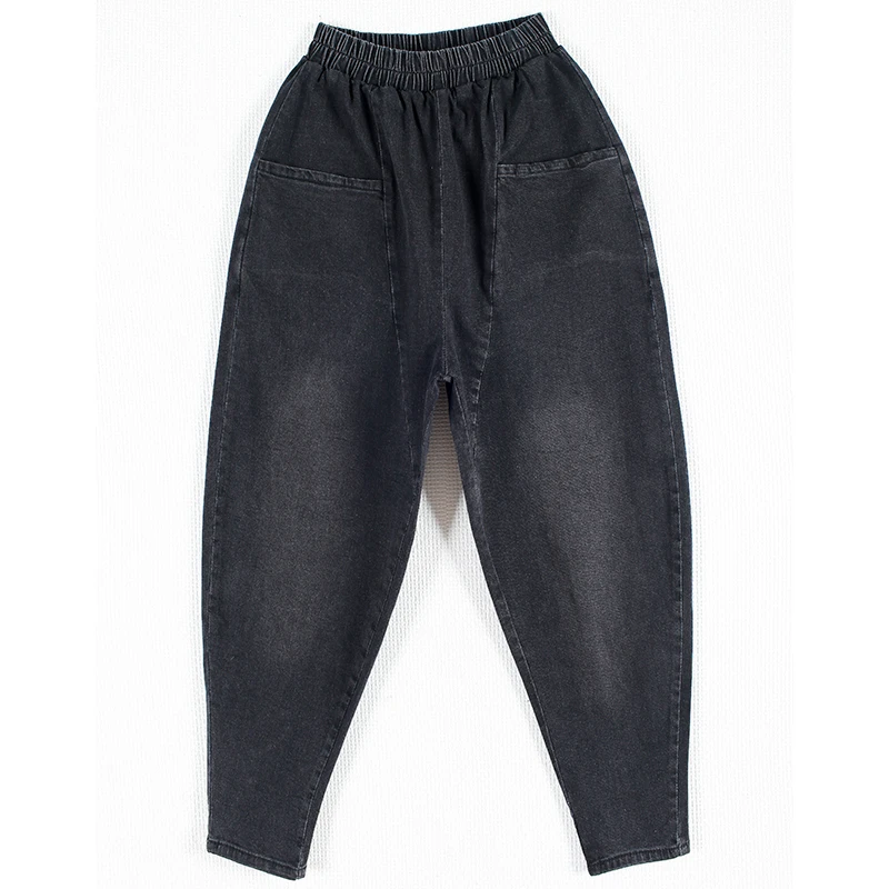 ARANSUE 2019 женское весеннее платье большого размера Ретро стиль вымытые черные