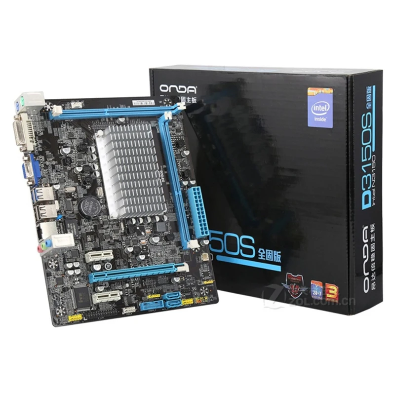 Материнская плата Onda D3150S Intel Celeron N3150 DDR3 ПАМЯТЬ 16 Гб SATA2.0 VGA/DVI основная плата Процессор Intel 16G ddr3 Материнская плата