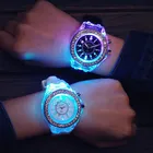 Силиконовые светодиодные светящиеся Модные женские уличные часы, женские, мужские, красочные спортивные наручные часы, мужские часы, Relogios Masculino