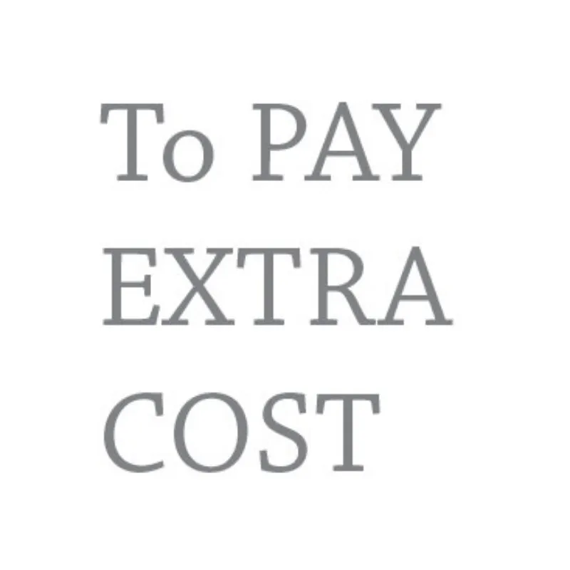  Чтобы Оплатить Дополнительную Стоимость/На Заказ Стоимость/Срочный