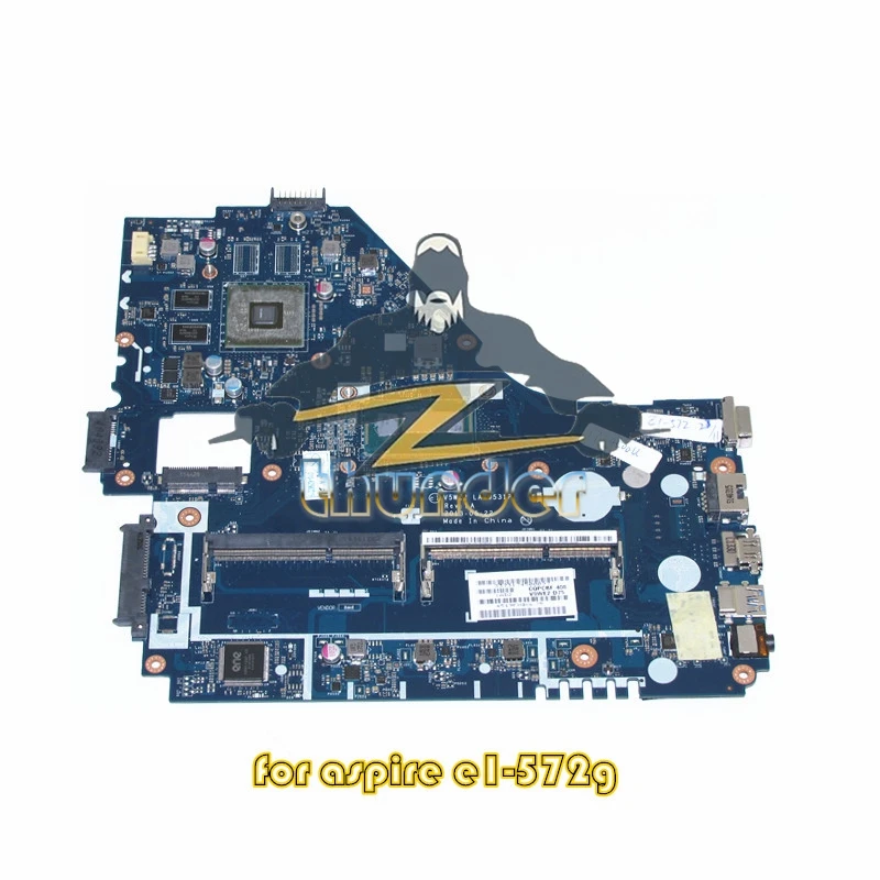 V5WE2 LA-9531P for Acer aspire E1-572G laptop motherboard SR16E I7-4500U with graphics DDR3L | Компьютеры и офис