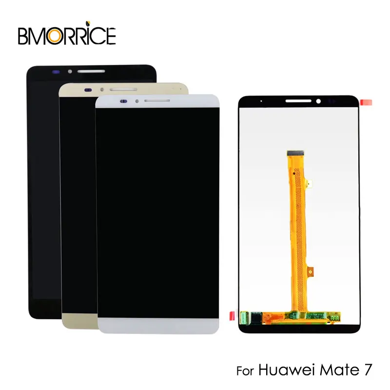 ЖК дисплей для HUAWEI Ascend Mate 7 MT7 L09 TL10 Сенсорная панель дигитайзер сборка полная