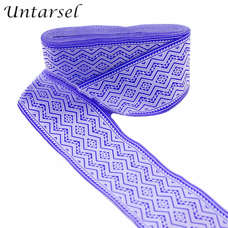 Высокое качество 5 ярдов/партия см модная жаккардовая лента grosgrain кружево