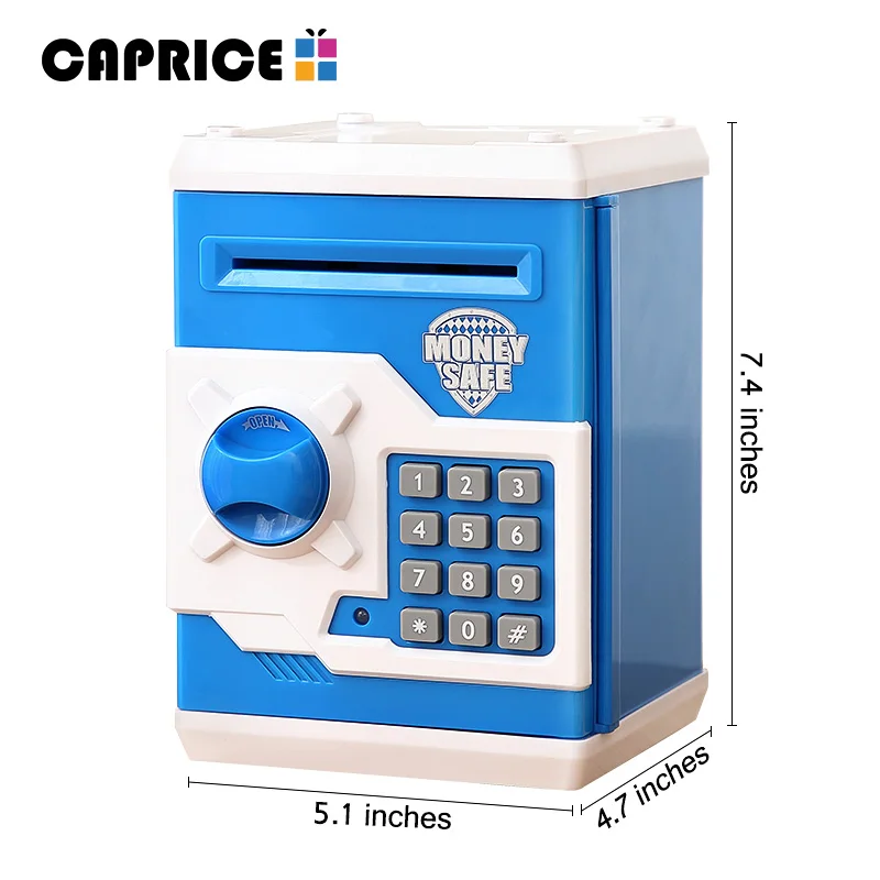 Цифровая копилка пластиковая Копилка для денег коробка наличных депозит