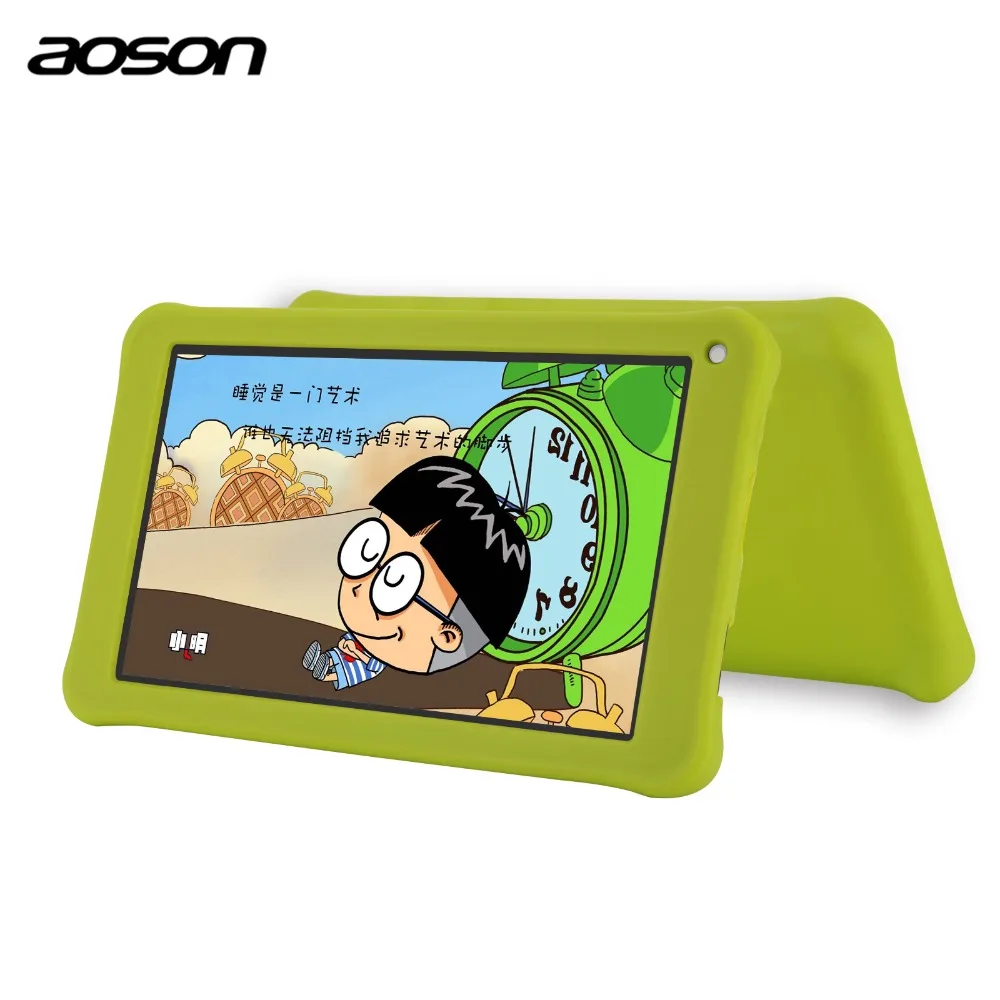 Планшет aoson 7 дюймов с чехлом 1 ГБ 16 четырехъядерный HD Android планшет 1024*600 детским