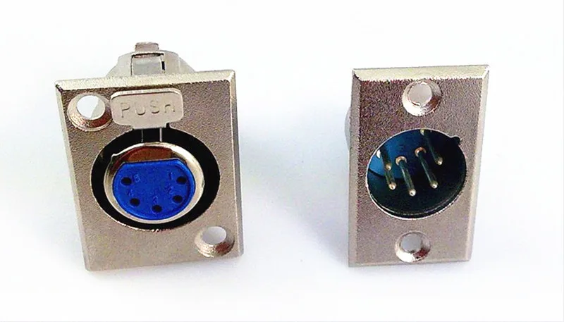 

5 пар, штекеры и гнезда XLR, 5 штырьков