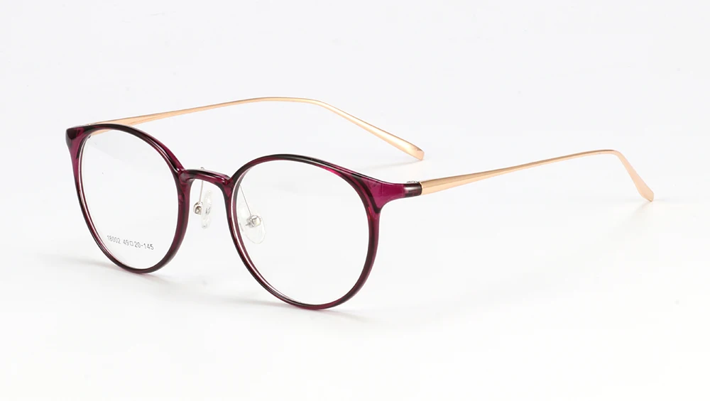 Yong Lan TR90 Round Glasses Frame With Myopia Prescription lens Women Assembly Customized Optical Astigmatism Anti Reflective |