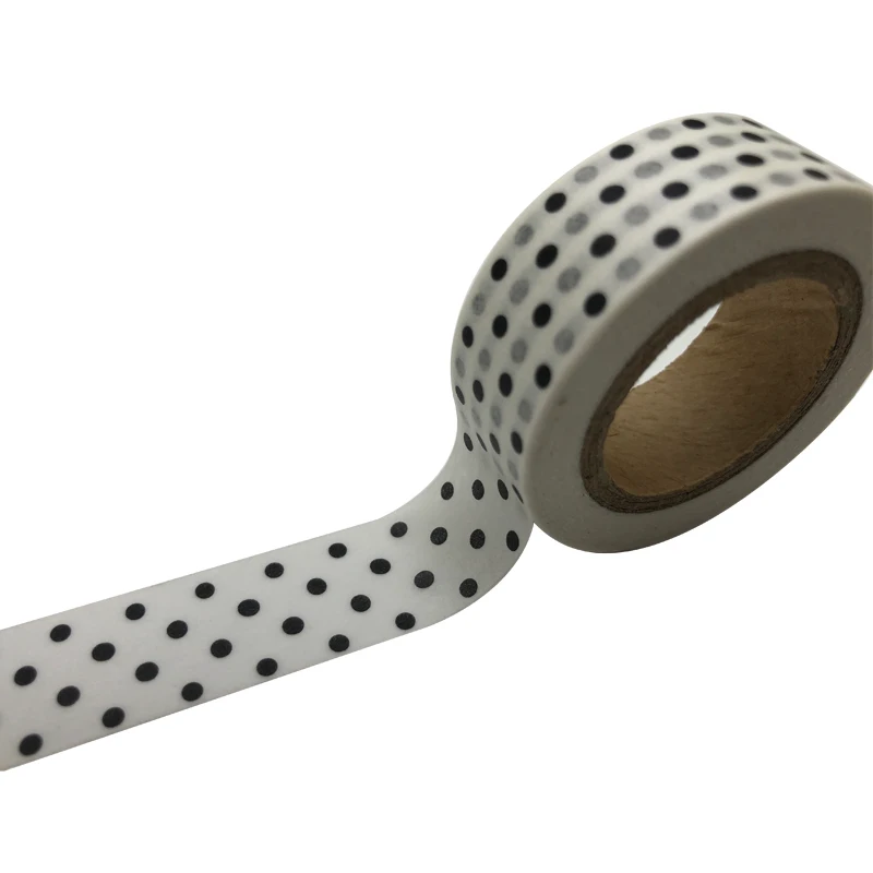 10 м черно белая сетка васи лента японская бумага DIY планировщик маскирующая