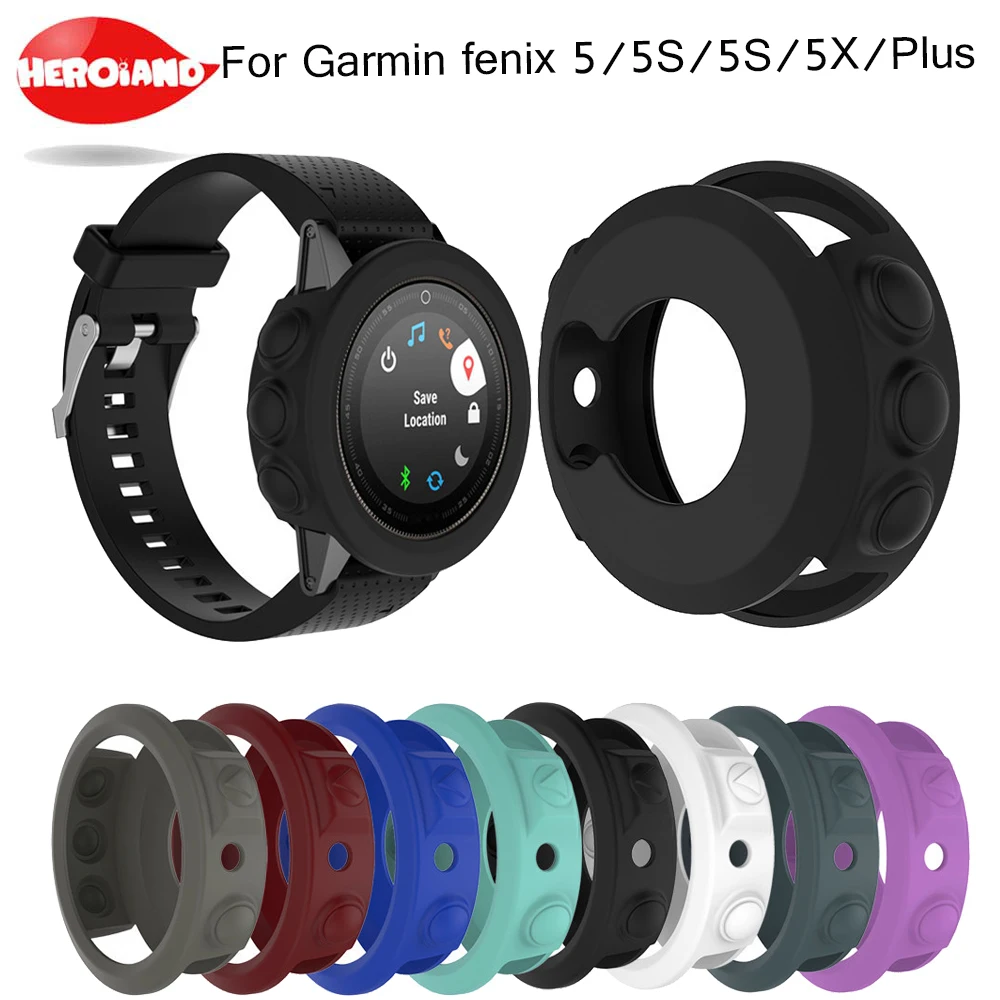 Силиконовый защитный чехол для Garmin fenix 5/5S/5X браслет Защитный Браслет оболочка Fenix
