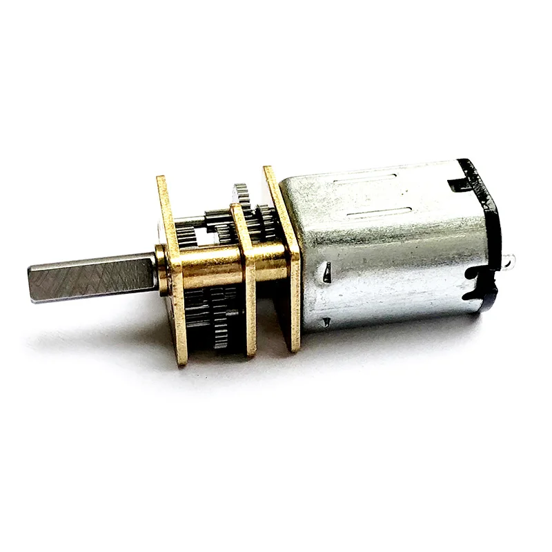 DC 12V 100RPM мини металлический мотор редуктор с высоким крутящим моментом зубчатым