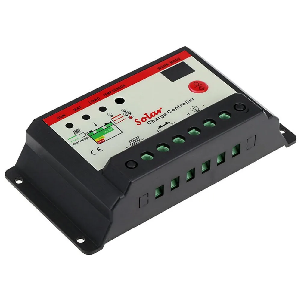 Солнечное зарядное устройство с ЖК дисплеем Tensione 10A 20A 30A 12 В/24 В|12 charger|lampada solarcharger 2