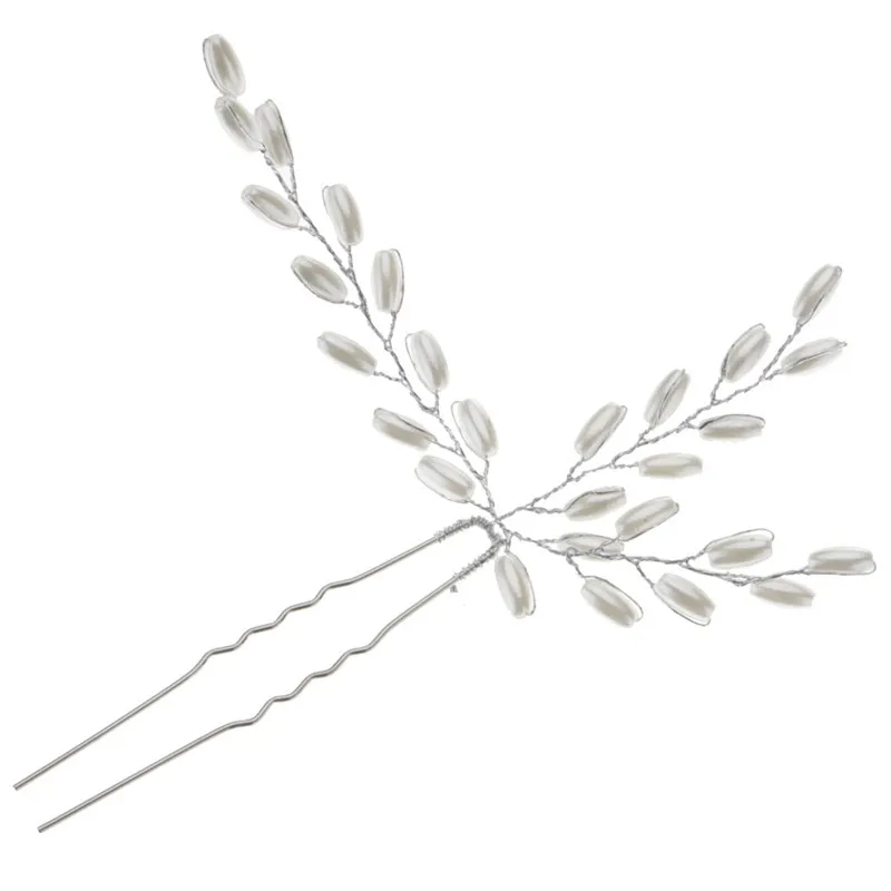 2 шт./лот новый элегантный гребень для волос ручной работы с бусинами простой