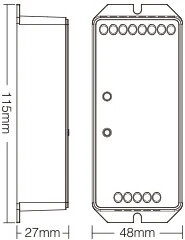 MiBOXER DC12V-24V DALI 5 в 1 светодиодный контроллер DL5 15A диммер для одного цвета/CCT/RGB/RGBW/RGB+ CCT светодиодный светильник