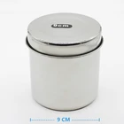 9 см tattoo медицинские Нержавеющаясталь хлопок дезинфекции контейнер-цистерна спиртовой раствор йода газовое канистра медицины Цилиндрическая Коробка для инструментов