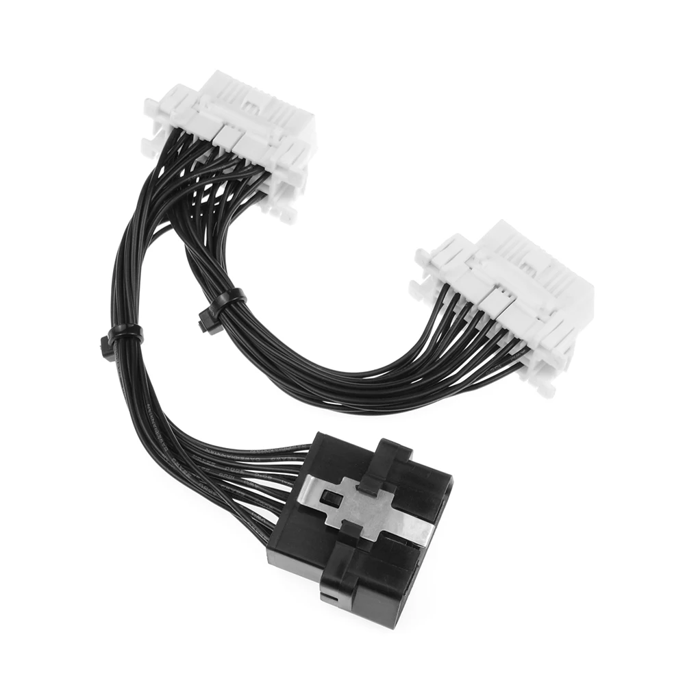 16 контактный разветвитель OBDII OBD 2 от 1 до Y кабеля мама автомобильный разъем