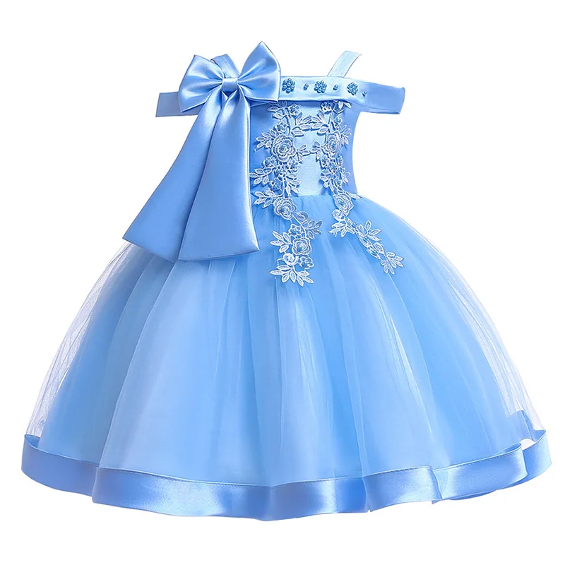 2020 Kids Tutu Birthday Princess Party Dress for Girls Infant Lace Children Bridesmaid Elegant Girl baby Clothes | Детская одежда и