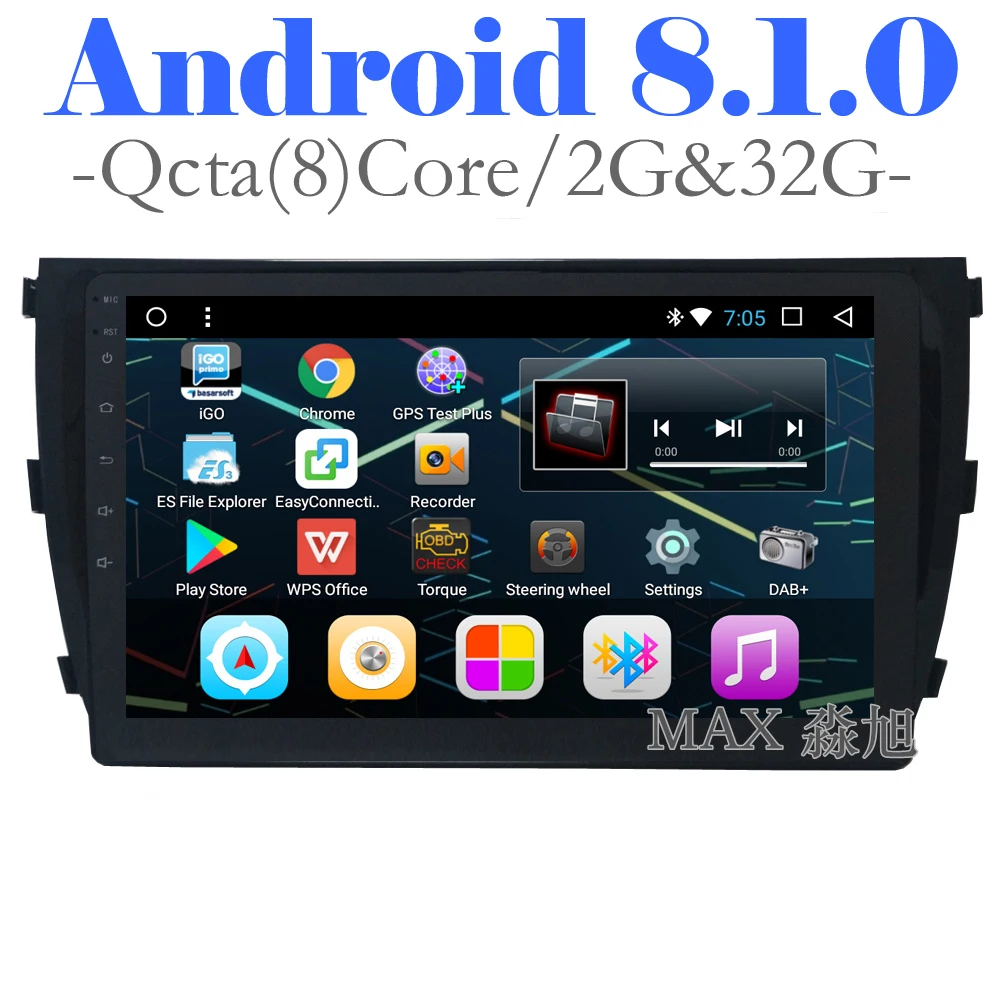 MAX 2G + 32G 8 ядер Android 1 автомобильный dvd плеер для ZOTYE T600 2014 2015 2016 радиоприемник RDS GPS