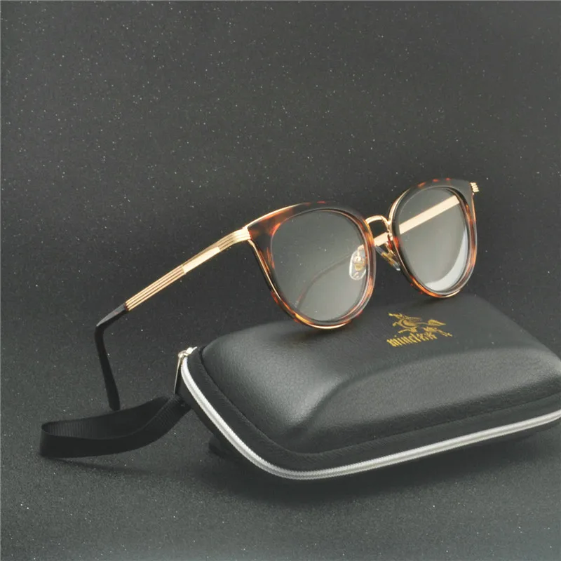 Модные прозрачные очки MINCL оправа для женщин и мужчин винтажные кошек круглые