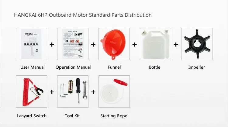 Акция заводская цена Совершенно новый 2-тактный HANGKAI 5 0 л.с./3 7 кВт подвесные