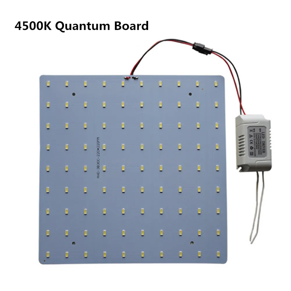 110/220V 10-50 Вт Светодиодный светильник Quantum доска полный спектр samsung 5370 чип 650NM 450NM 520NM 2700-6500K набор «сделай сам» для Светодиодная лампа для выращивания - Испускаемый цвет: 4500K
