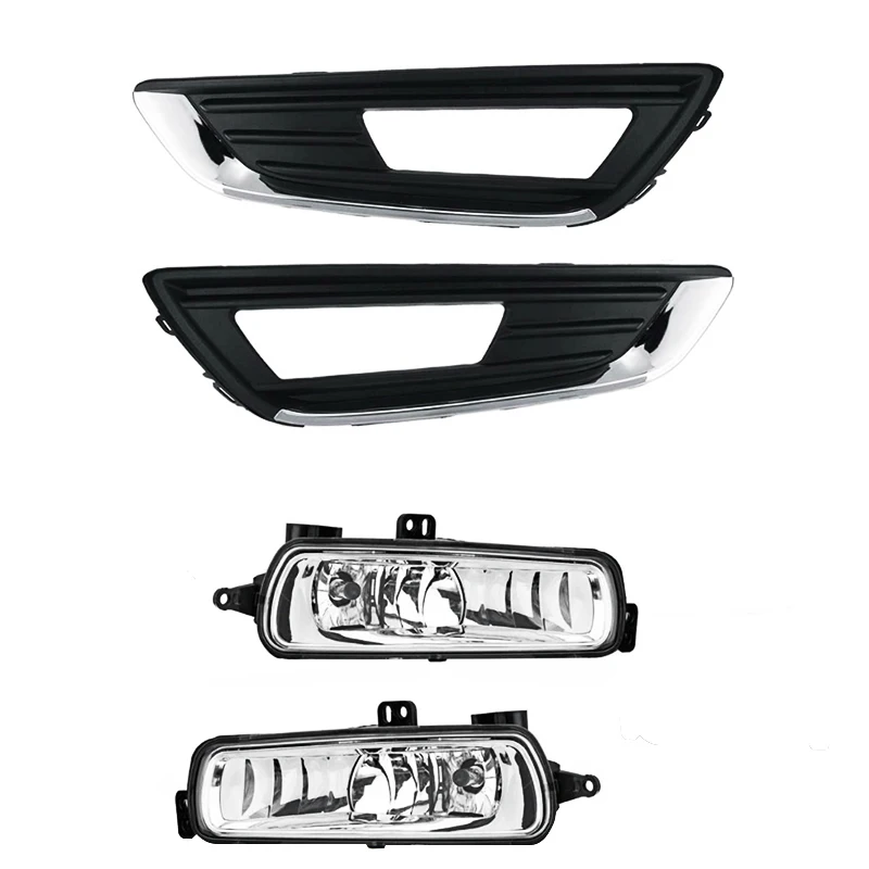 5 for Ford Focus Fog Lights headlight for ford focus 3 fog Lamps Covers fog light halogen foglights headlights - Цвет: 5
