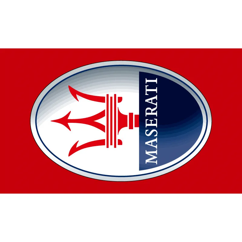90*150 см 60*90 см полиэстер Maserati Красный Автомобильный флаг для использования на улице Гоночный флаг цифровая печать