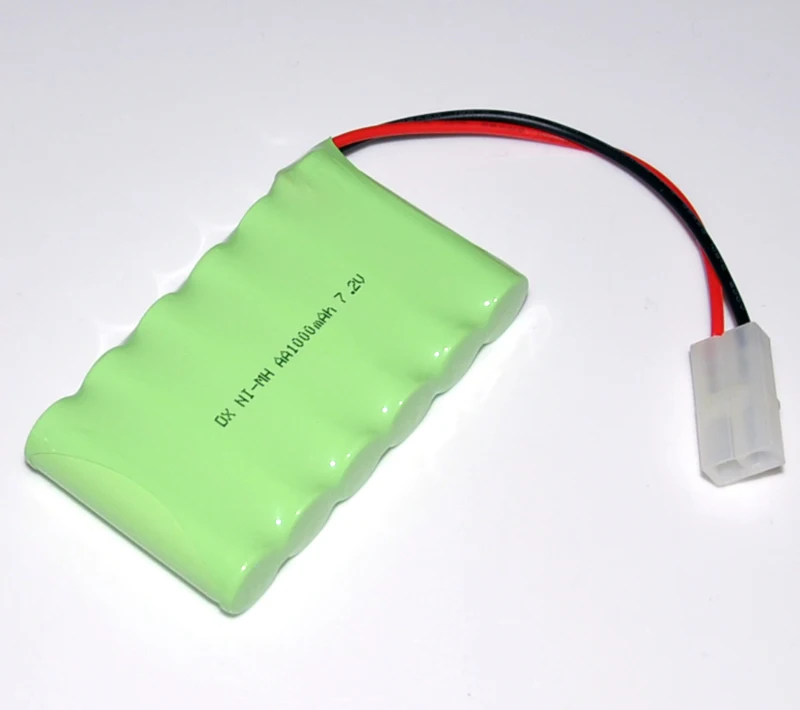 2 шт. аккумуляторные батарейки 7 в AA 1000 мАч никелево металлогидридные