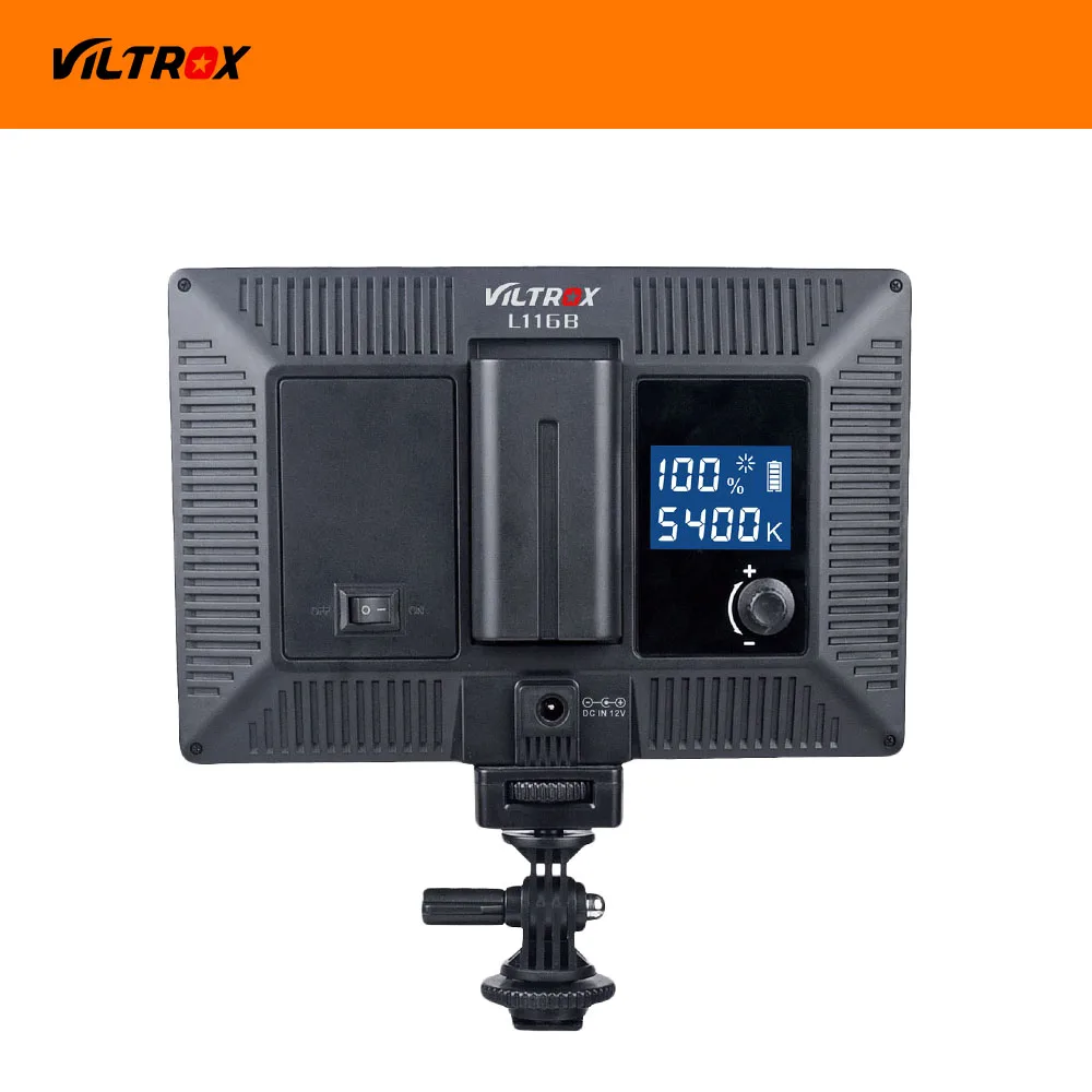 Viltrox L116B супер тонкий ЖК дисплей диммируемая студийная Светодиодная лампа для