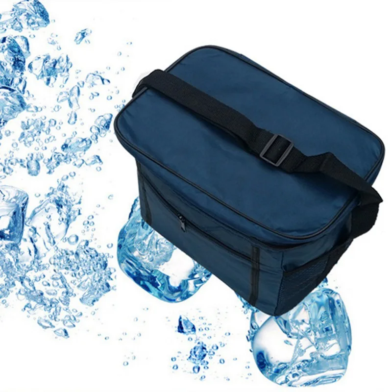 

Portable Camping 27x24x17cm Oxford Cloth Travel Ice Box Waterproof Outdoor Picnic Bag Insulation Package Insulated Tote Bag
