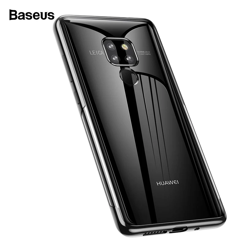 Роскошный чехол Baseus с покрытием для huawei mate 20 Pro Capinha, ультратонкая Прозрачная мягкая задняя крышка из ТПУ для huawei mate 20 Pro Coque