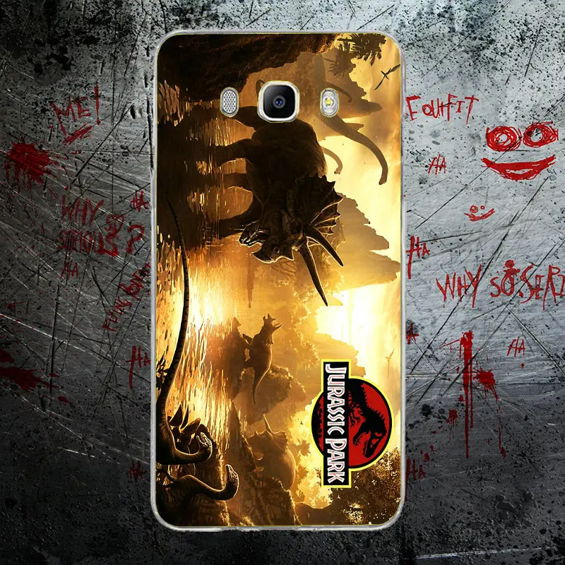 Парк Юрского периода Динозавр мир для Samsung Galaxy A3 A5 A7 J1 J2 J3 J5 J7 2016 2017 Coque Shell мягкий TPU