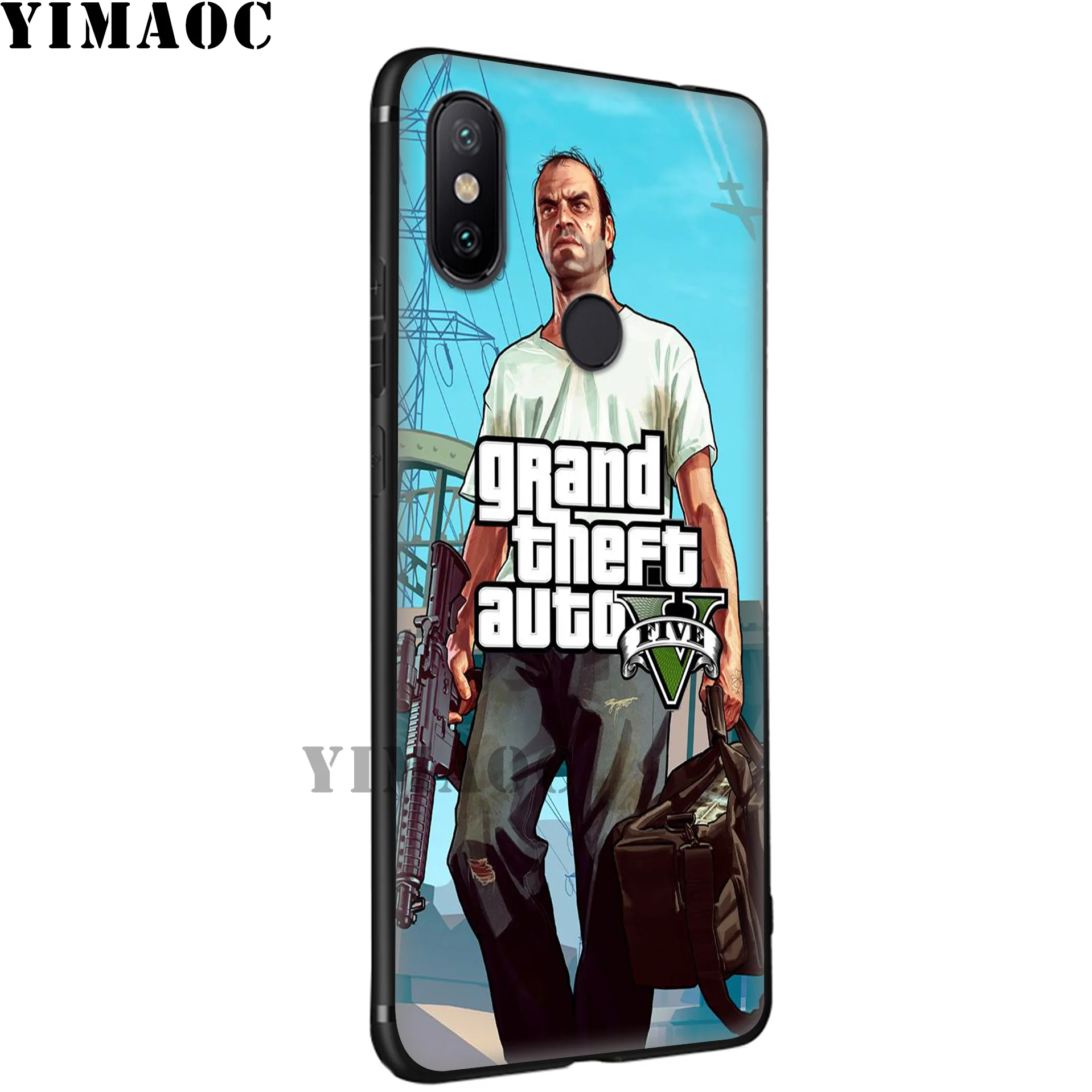 YIMAOC GTA 5 Grand Theft Auto V Soft Case for Xiaomi Mi 9T 9 8 Se 6 MAX 3 A1 A2 Lite MiA1 MiA2 CC9E CC9 6X 5X POCOPHONE F1 |
