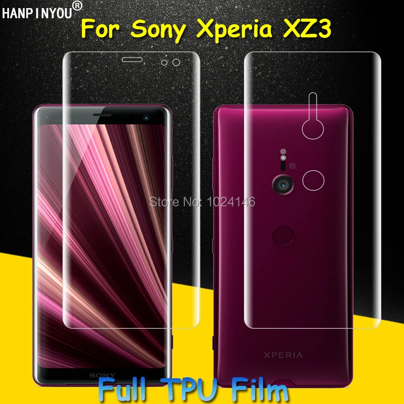Защитная пленка из мягкого ТПУ с полным покрытием для экрана Sony Xperia XZ3 6 0 дюйма