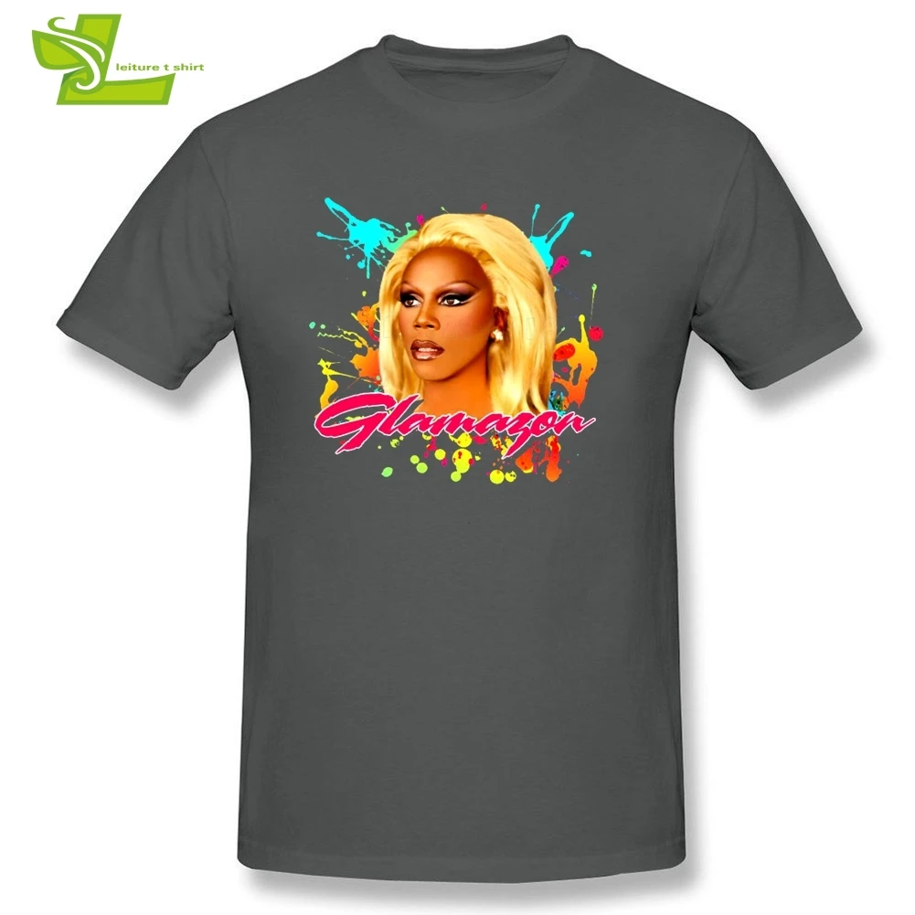 Футболка Rupauls Drag Race 1 Мужская летняя Клубная футболка из 100% хлопка мужская одежда