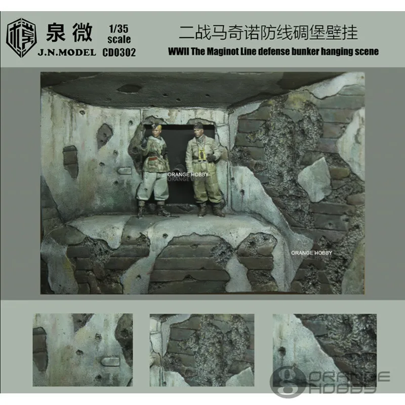 OHS JNModel CD0302 1/35 Второй мировой войны Maginot линии обороны бункер висит сцены(без фигурок) сборки миниатюры Модель Строительство наборы о
